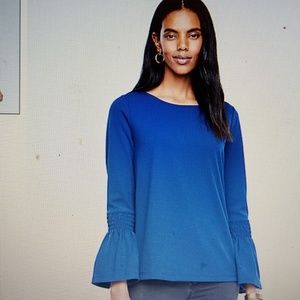 Shocked flare cuff top